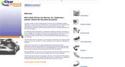 Desktop Screenshot of clearchoiceliens.com